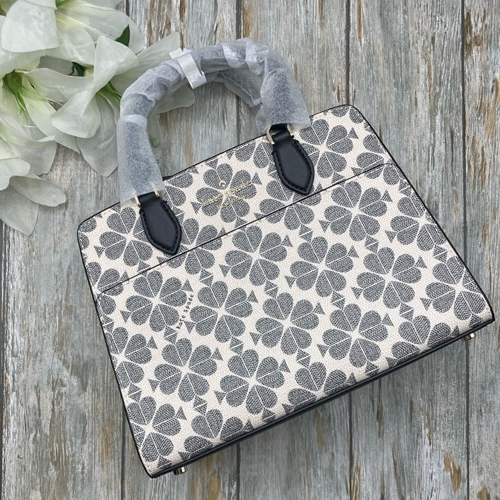 Kate Spade Signature Spade Flower Small Satchel Crossbody Bag Purse